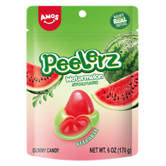 PEELERZ GUMMY WATERMELON 6 OZ BAG