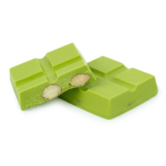 NASSAU CANDY PISTACHIO FLAVORED ALMOND BARK BITES