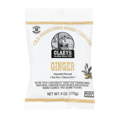 CLAEY&rsquo;S GINGER DROPS 6 OZ BAG