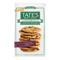 TATE'S - GLUTEN FREE OATMEA RAISIN COOKIES - 7OZ