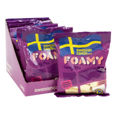 SWEDISHCANDY.COM FOAMY CANDY MIX 3.5 OZ PEG BAG