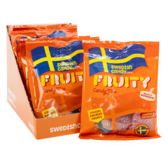 SWEDISHCANDY.COM FRUITY CANDY MIX 3.5 OZ PEG BAG