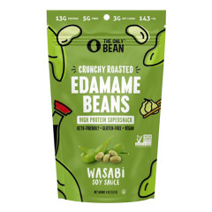 THE ONLY BEAN - EDAMAME - WAS SOY SAUCE - 4OZ