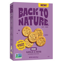 BACK TO NATURE - GARLIC & HERB MINI CRACK - 5OZ