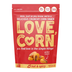 LOVE CORN - HOT&SPICY POUCH - 4OZ