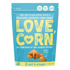 LOVE CORN - SALT & VINEGAR POUCH - 4OZ