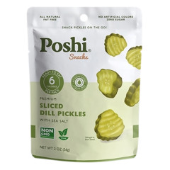 POSHI - SLICED DILL PICKLES - 2OZ