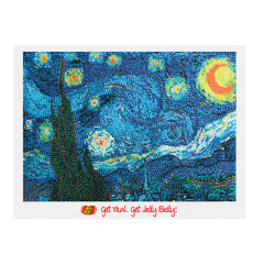 JELLY BELLY STARRY NIGHT BEAN POSTER 18X24&rdquo;