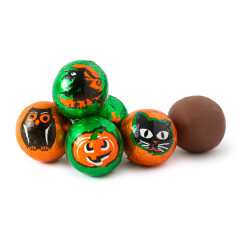 MADELAINE MILK CHOCOLATE HALLOWEEN FOILED BALLS
