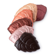 MADELAINE DARK CHOCOLATE FOILED LEAVES