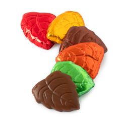 MADELAINE MILK CHOCOLATE FOILED LEAVES