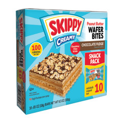 SKIPPY - WAFER BITES - CREAMY CHOCO(10CT) - 10.65OZ