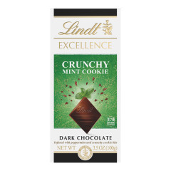 LINDT - BAR - EXCELLENCE MINT COOKIE - 3.5OZ - 12CT