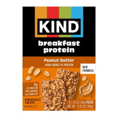 KIND - BREAKFAST BAR - PROTEIN PEANUT BTR(6CT) - 10.58OZ