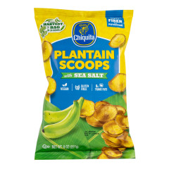 CHIQUITA - PLANTAIN SCOOPS - SEA SALT - 8OZ