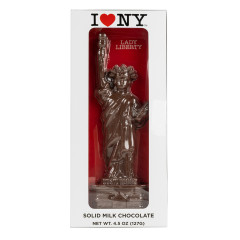 AMUSEMINTS I LOVE NY STATUE OF LIBERTY MILK CHOCOLATE 4.5 OZ