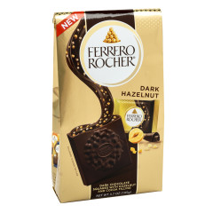 FERRERO ROCHER DARK HAZELNUT SQUARES 3.7 OZ BAG