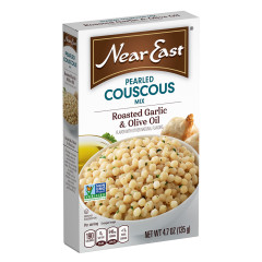 NEAR EAST ROASTED GARLIC AND OLIVE OIL PEARLED COUSCOUS 4.7 OZ BOX