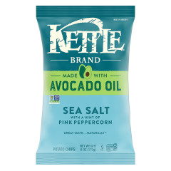 KETTLE CHIPS - AVO SEA SALT PINK PEPPERCORN - 6OZ