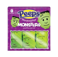 PEEPS MARSHMALLOW MONSTERS 6 PC 3 OZ TRAY