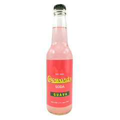 CHOWARD&rsquo;S GUAVA SODA 12 OZ BOTTLE