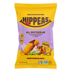 HIPPEAS - CHICKPEA PUFFS - ALL DRESSED - 4OZ