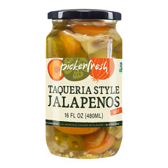 PICKERFRESH - TAQUERIA STYL JALAPENOS - 16OZ