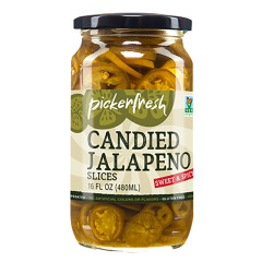 PICKERFRESH - CANDIED JALAPENOS - 16OZ