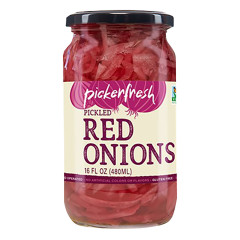 PICKERFRESH - PICKLED RED ONIONS - 16OZ