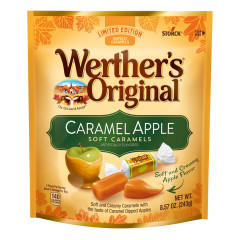 WERTHER'S ORIGINAL CARAMEL APPLE SOFT CARAMELS 8.57 OZ POUCH