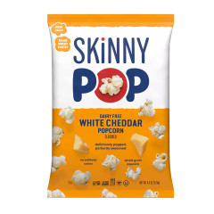 SKINNYPOP LITE WHITE CHEDDAR POPCORN 4.4 OZ BAG