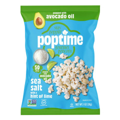 POPTIME - POPCORN - SEA SALT WITH LIME - 1OZ