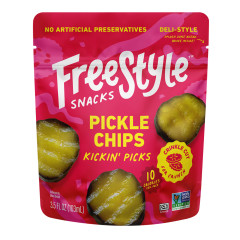 FREESTYLE SNACKS - KICKIN' PICKLE CHIPS - 3.5OZ