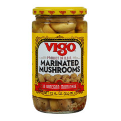 VIGO - MARINATED MUSHROOMS - 12OZ