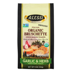 ALESSI - OG GARLIC & HERB BRUSCHETTE - 5OZ