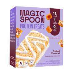MAGIC SPOON - SALTED CARAMEL PROTEIN TREAT(4CT) - 5.6OZ