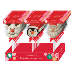HOLIDAY - MARSHMALLOW LOLLIPOPS ASSORTED - 35G