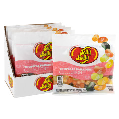 JELLY BELLY TROPICAL PARADISE COLLECTION 3.5 OZ PEG BAG