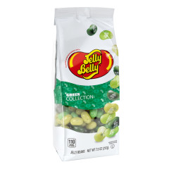 JELLY BELLY COLOR COLLECTION GREEN 7.5 OZ GIFT BAG