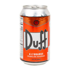 DUFF A L'ORANGE SPARKLING BEVERAGE 12 OZ CAN