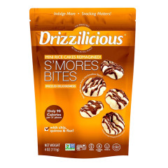 DRIZZILICIOUS S'MORES DRIZZLE BITES 4 OZ POUCH