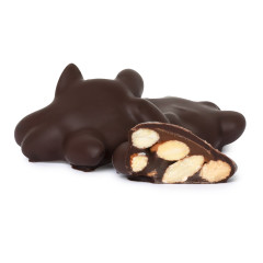 NASSAU CANDY DARK CHOCOLATE CARAMEL ALMOND CLUSTERS