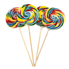 WHIRLY POP RAINBOW COLORS 5.25 INCH 6 OZ