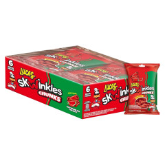 LUCAS WATERMELON SKWINKLES CHUNKS 1.58 OZ PEG BAG