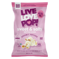 LIVE LOVE POP SWEET & SALTY POPCORN 7 OZ