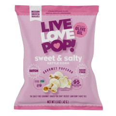 LIVE LOVE POP - SWEET & SALTY POPCORN - 1.5OZ