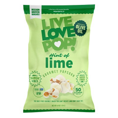 LIVE LOVE POP - HINT OF LIME POPCORN - 4.4OZ