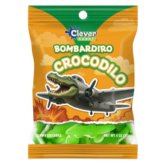 CLEVER CANDY ITALIAN BRAINROT BOMBARDIRO CROCODILO 4 OZ PEG BAG