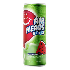 AIRHEADS WATERMELON SODA 12 OZ CAN