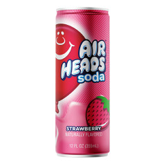 AIRHEADS STRAWBERRY SODA 12 OZ CAN